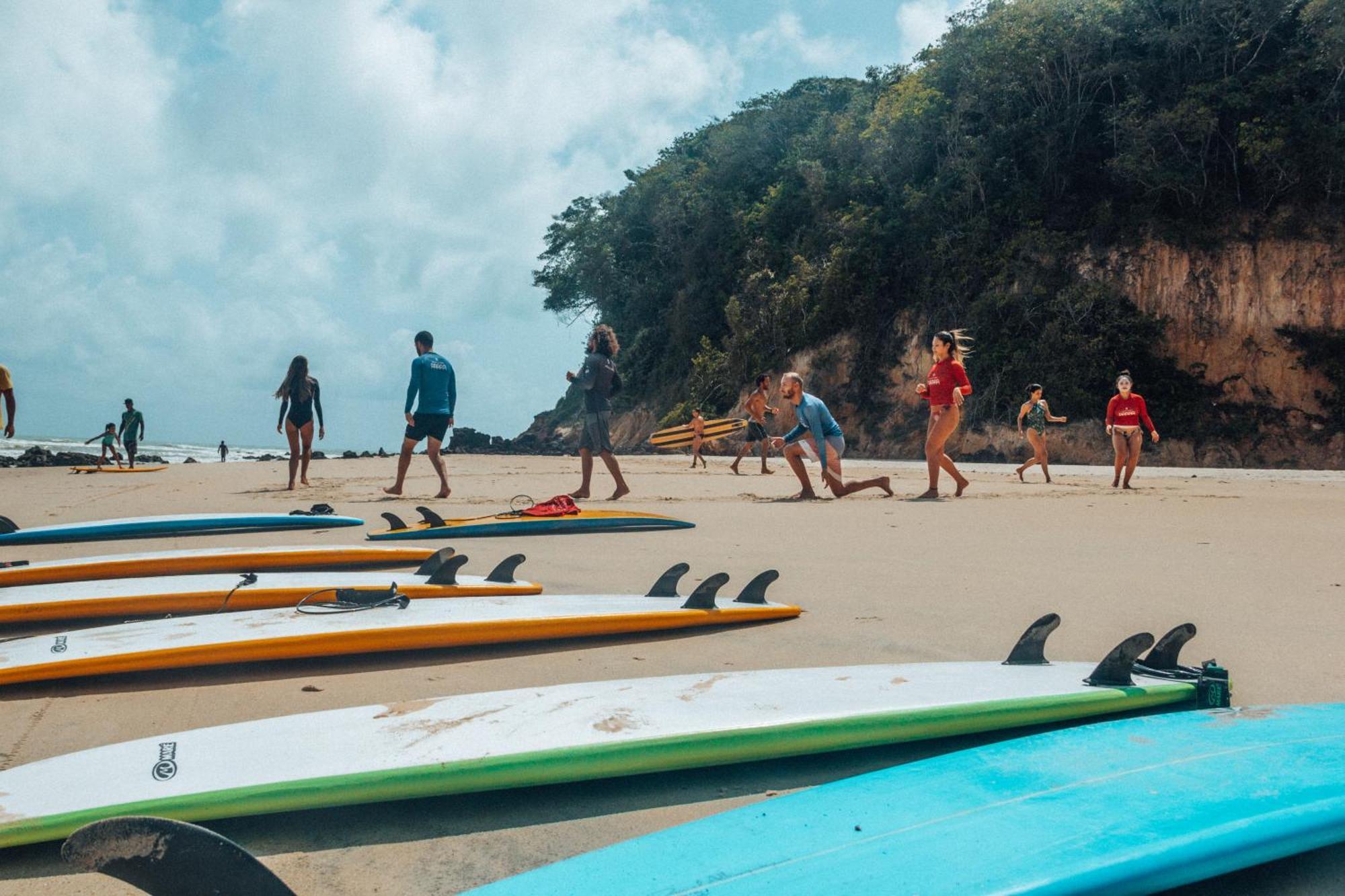 Surfcamp Arara Vandrerhjem Praia de Pipa Eksteriør bilde